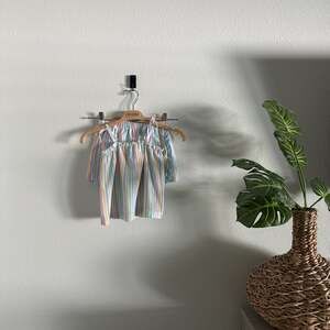 The Oaks Apparel Co. Tillie Tie Top & Evelyn Skort in Pretty Stripe Kids Size 4T